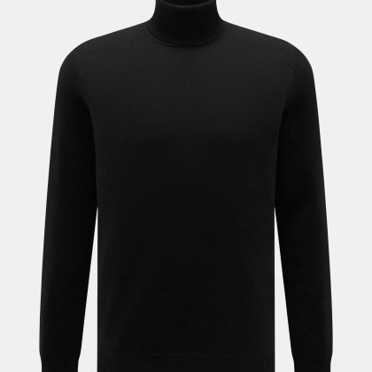 von Braun - Herren - Cashmere Rollkragenpullover schwarz von Braun - Herren - Cashmere Rollkragenpullover schwarz