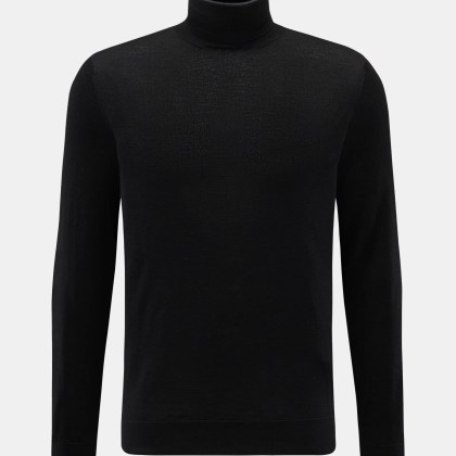 Colombo - Herren - Feinstrick-Rollkragenpullover schwarz Colombo - Herren - Feinstrick-Rollkragenpullover schwarz