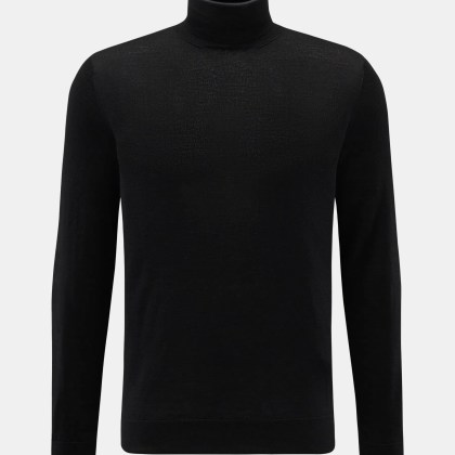 Colombo - Herren - Feinstrick-Rollkragenpullover schwarz Colombo - Herren - Feinstrick-Rollkragenpullover schwarz