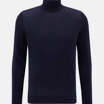 Colombo - Herren - Feinstrick-Rollkragenpullover navy Colombo - Herren - Feinstrick-Rollkragenpullover navy