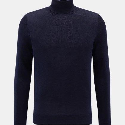 Colombo - Herren - Feinstrick-Rollkragenpullover navy Colombo - Herren - Feinstrick-Rollkragenpullover navy