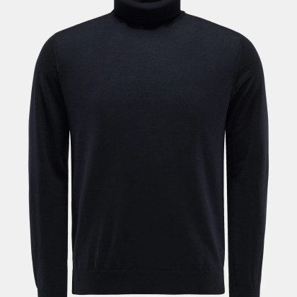 von Braun - Herren - Feinstrick-Rollkragenpullover navy von Braun - Herren - Feinstrick-Rollkragenpullover navy