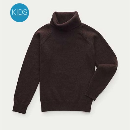 von Braun - Herren - Kinder Cashmere Rollkragenpullover dunkelbraun von Braun - Herren - Kinder Cashmere Rollkragenpullover dunkelbraun