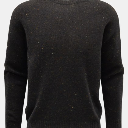 von Braun - Herren - Rundhalspullover oliv von Braun - Herren - Rundhalspullover oliv