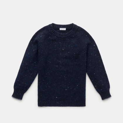 von Braun - Herren - Kinder Rundhalspullover dunkelblau von Braun - Herren - Kinder Rundhalspullover dunkelblau