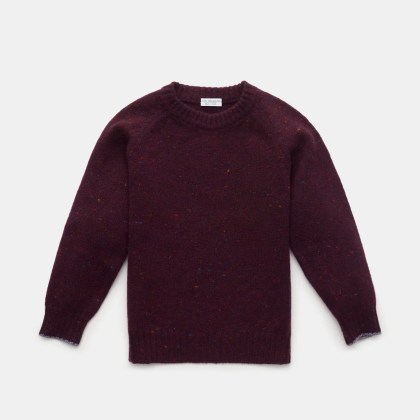 von Braun - Herren - Kinder Rundhalspullover bordeaux von Braun - Herren - Kinder Rundhalspullover bordeaux