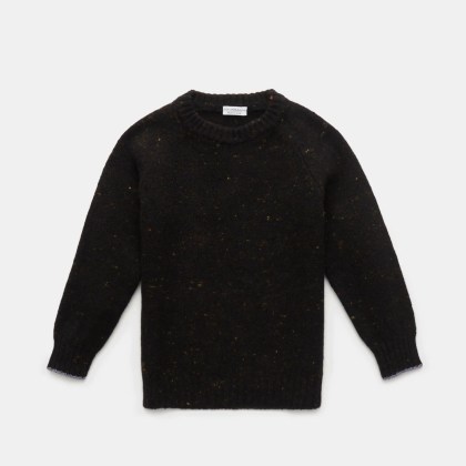 von Braun - Herren - Kinder Rundhalspullover dark olive von Braun - Herren - Kinder Rundhalspullover dark olive