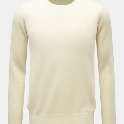 BRAUN Hamburg Essentials - Herren - Cashmere Rundhalspullover hellgelb BRAUN Hamburg Essentials - Herren - Cashmere Rundhalspullover hellgelb