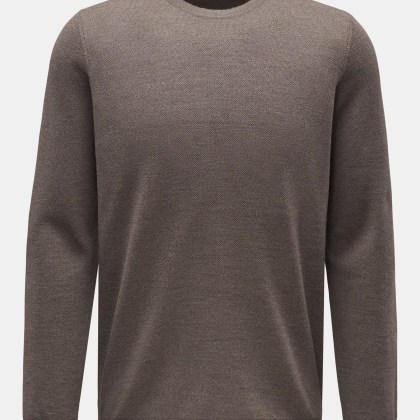 04651/ A trip in a bag - Herren - Rundhalspullover %27Oyster%27 graubraun 04651/ A trip in a bag - Herren - Rundhalspullover %27Oyster%27 graubraun