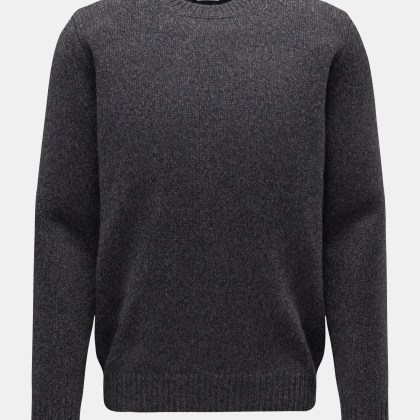 von Braun - Herren - Cashmere Rundhalspullover dark navy/braun von Braun - Herren - Cashmere Rundhalspullover dark navy/braun