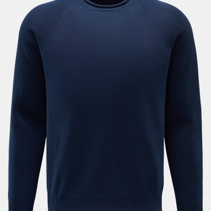 04651/ A trip in a bag - Herren - Rundhals-Pullover %27Cotton Crew%27 navy 04651/ A trip in a bag - Herren - Rundhals-Pullover %27Cotton Crew%27 navy