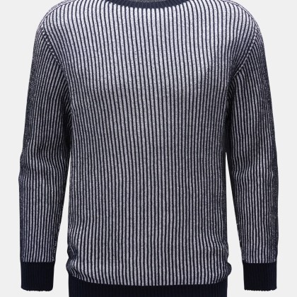 04651/ A trip in a bag - Herren - Wende-Rundhalspullover %27Reversible Crew%27 navy 04651/ A trip in a bag - Herren - Wende-Rundhalspullover %27Reversible Crew%27 navy