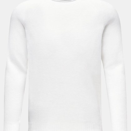 04651/ A trip in a bag - Herren - Rundhalspullover weiß 04651/ A trip in a bag - Herren - Rundhalspullover weiß