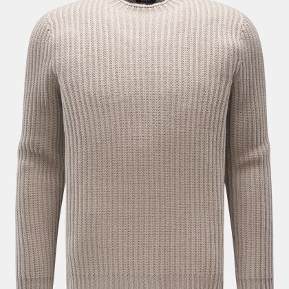 04651/ A trip in a bag - Herren - Wende-Rundhalspullover %27Foggy Rip%27 grau 04651/ A trip in a bag - Herren - Wende-Rundhalspullover %27Foggy Rip%27 grau