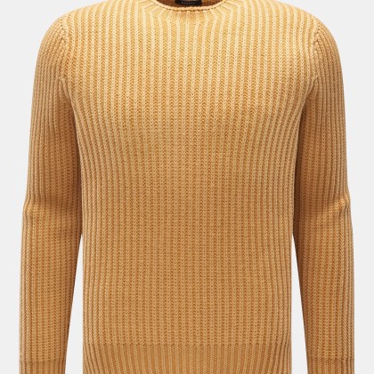 04651/ A trip in a bag - Herren - Wende-Rundhalspullover %27Foggy Rip%27 gelb 04651/ A trip in a bag - Herren - Wende-Rundhalspullover %27Foggy Rip%27 gelb