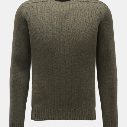 04651/ A trip in a bag - Herren - Rundhalspullover %27Foggy%27 graugrün 04651/ A trip in a bag - Herren - Rundhalspullover %27Foggy%27 graugrün