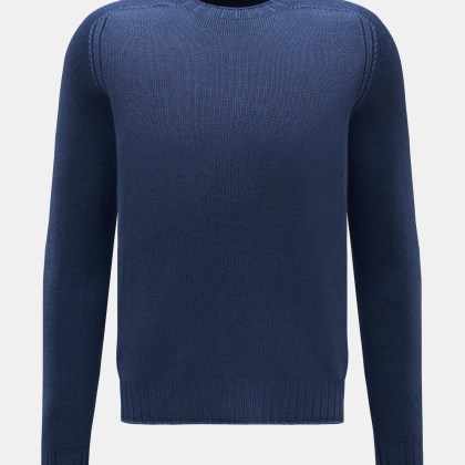 04651/ A trip in a bag - Herren - Rundhalspullover %27Foggy Crew%27 rauchblau 04651/ A trip in a bag - Herren - Rundhalspullover %27Foggy Crew%27 rauchblau