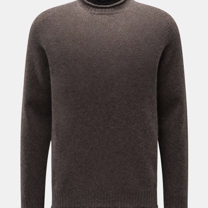 04651/ A trip in a bag - Herren - Pullover %27Shetland Crew%27 braun 04651/ A trip in a bag - Herren - Pullover %27Shetland Crew%27 braun