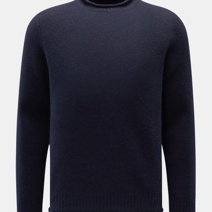 04651/ A trip in a bag - Herren - Pullover %27Shetland Crew%27 navy 04651/ A trip in a bag - Herren - Pullover %27Shetland Crew%27 navy