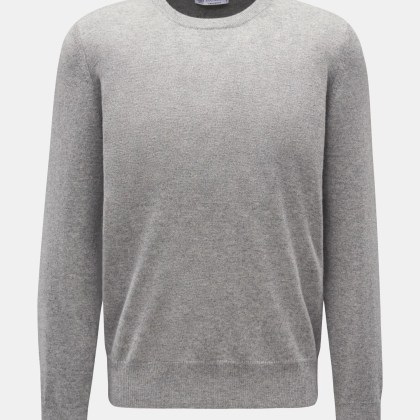 Brunello Cucinelli - Herren - Cashmere Rundhalspullover grau Brunello Cucinelli - Herren - Cashmere Rundhalspullover grau
