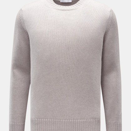 Cruciani - Herren - Rundhalspullover hellgrau Cruciani - Herren - Rundhalspullover hellgrau