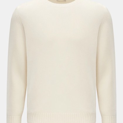 Cruciani - Herren - Rundhalspullover creme Cruciani - Herren - Rundhalspullover creme