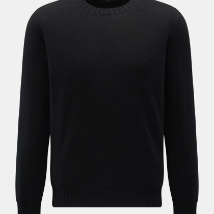 Gran Sasso - Herren - Cashmere Rundhalspullover schwarz Gran Sasso - Herren - Cashmere Rundhalspullover schwarz