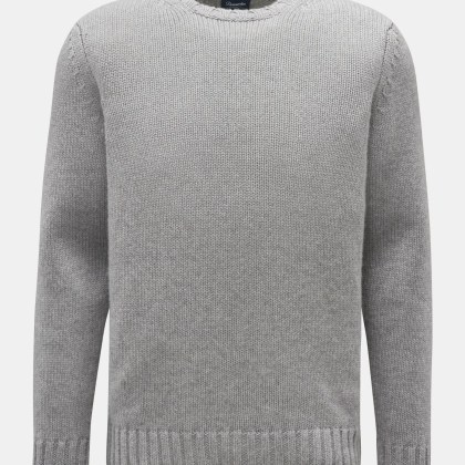 Drumohr - Herren - Cashmere Rundhalspullover grau Drumohr - Herren - Cashmere Rundhalspullover grau