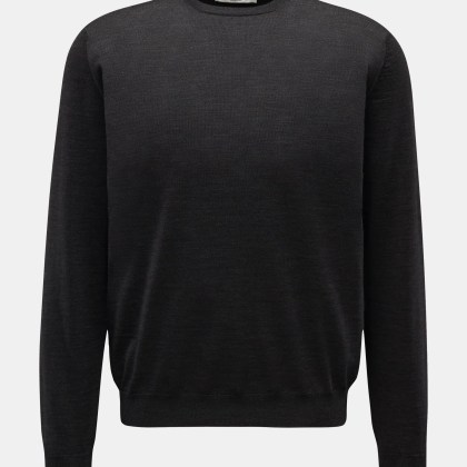 Filippo de Laurentiis - Herren - Rundhalspullover anthrazit meliert Filippo de Laurentiis - Herren - Rundhalspullover anthrazit meliert