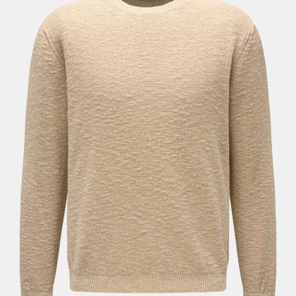 Maurizio Baldassari - Herren - Rundhalspullover beige/creme meliert Maurizio Baldassari - Herren - Rundhalspullover beige/creme meliert