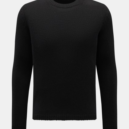 von Braun - Herren - Cashmere Rundhalspullover schwarz von Braun - Herren - Cashmere Rundhalspullover schwarz