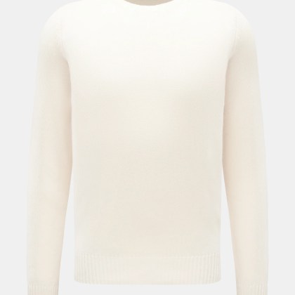 von Braun - Herren - Cashmere Rundhalspullover creme von Braun - Herren - Cashmere Rundhalspullover creme