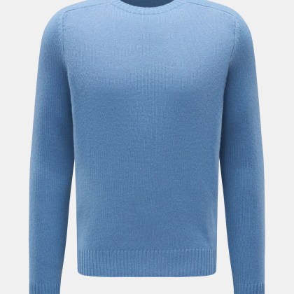 von Braun - Herren - Cashmere Rundhalspullover blau von Braun - Herren - Cashmere Rundhalspullover blau