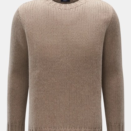 04651/ A trip in a bag - Herren - Rundhalspullover %27Blended Crew%27 beige 04651/ A trip in a bag - Herren - Rundhalspullover %27Blended Crew%27 beige