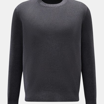 BRAUN Hamburg - Herren - Rundhalspullover dunkelgrau meliert BRAUN Hamburg - Herren - Rundhalspullover dunkelgrau meliert