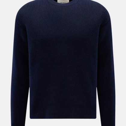 Lisa Yang - Herren - Cashmere Rundhalspullover %27William%27 navy Lisa Yang - Herren - Cashmere Rundhalspullover %27William%27 navy