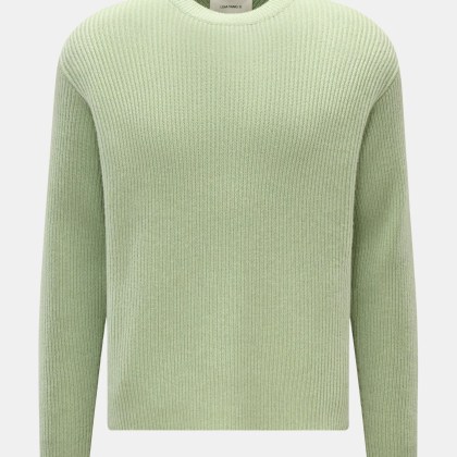 Lisa Yang - Herren - Cashmere Rundhalspullover %27William%27 hellgrün Lisa Yang - Herren - Cashmere Rundhalspullover %27William%27 hellgrün