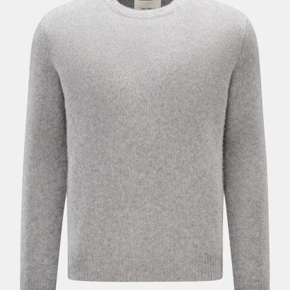 Lisa Yang - Herren - Rundhalspullover %27Baxter%27 grau meliert Lisa Yang - Herren - Rundhalspullover %27Baxter%27 grau meliert