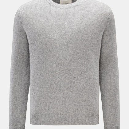 Lisa Yang - Herren - Rundhalspullover %27Baxter%27 grau meliert Lisa Yang - Herren - Rundhalspullover %27Baxter%27 grau meliert