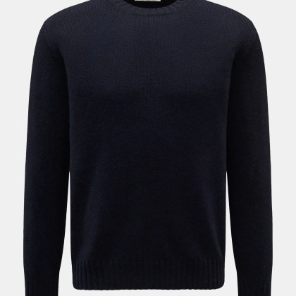 Filippo de Laurentiis - Herren - Cashmere Rundhalspullover navy Filippo de Laurentiis - Herren - Cashmere Rundhalspullover navy