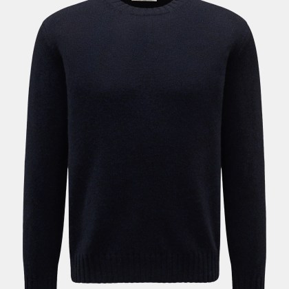 Filippo de Laurentiis - Herren - Cashmere Rundhalspullover navy Filippo de Laurentiis - Herren - Cashmere Rundhalspullover navy