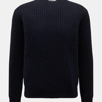 Filippo de Laurentiis - Herren - Cashmere Rundhalspullover navy Filippo de Laurentiis - Herren - Cashmere Rundhalspullover navy