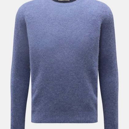 Filippo de Laurentiis - Herren - Rundhalspullover rauchblau meliert Filippo de Laurentiis - Herren - Rundhalspullover rauchblau meliert