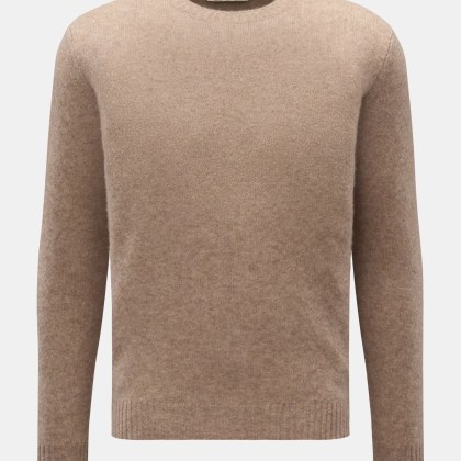 Filippo de Laurentiis - Herren - Rundhalspullover beige meliert Filippo de Laurentiis - Herren - Rundhalspullover beige meliert