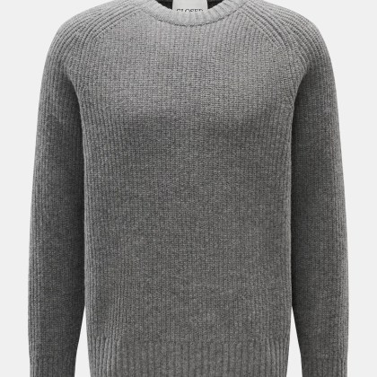 Closed - Herren - Rundhalspullover grau Closed - Herren - Rundhalspullover grau