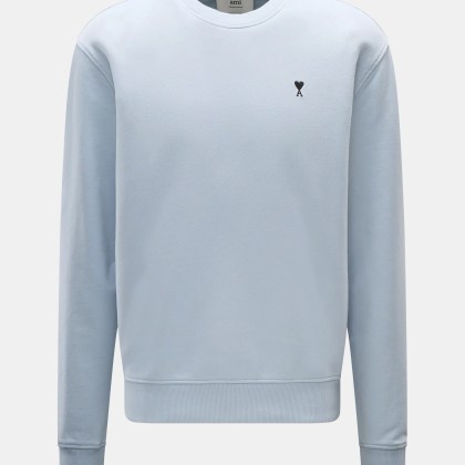 Ami Paris - Herren - Rundhals-Sweatshirt hellblau Ami Paris - Herren - Rundhals-Sweatshirt hellblau