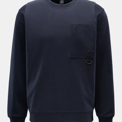 Moose Knuckles - Herren - Rundhals-Sweatshirt %27Dalon Crew%27 navy Moose Knuckles - Herren - Rundhals-Sweatshirt %27Dalon Crew%27 navy