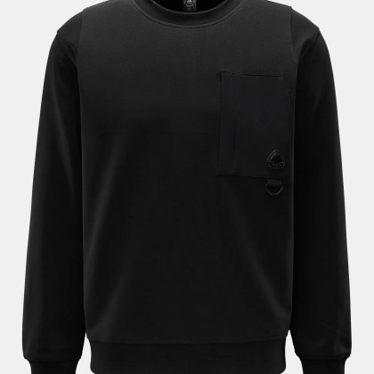 Moose Knuckles - Herren - Rundhals-Sweatshirt %27Dalon Crew%27 schwarz Moose Knuckles - Herren - Rundhals-Sweatshirt %27Dalon Crew%27 schwarz