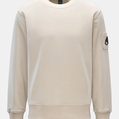 Moose Knuckles - Herren - Sweatshirt %27Hartsfield Crew%27 creme Moose Knuckles - Herren - Sweatshirt %27Hartsfield Crew%27 creme