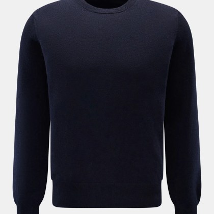 Cruciani - Herren - Cashmere Rundhalspullover navy Cruciani - Herren - Cashmere Rundhalspullover navy